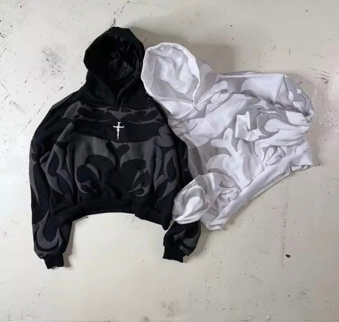 Aesthetic Couple Depth Hoodie – Y2K