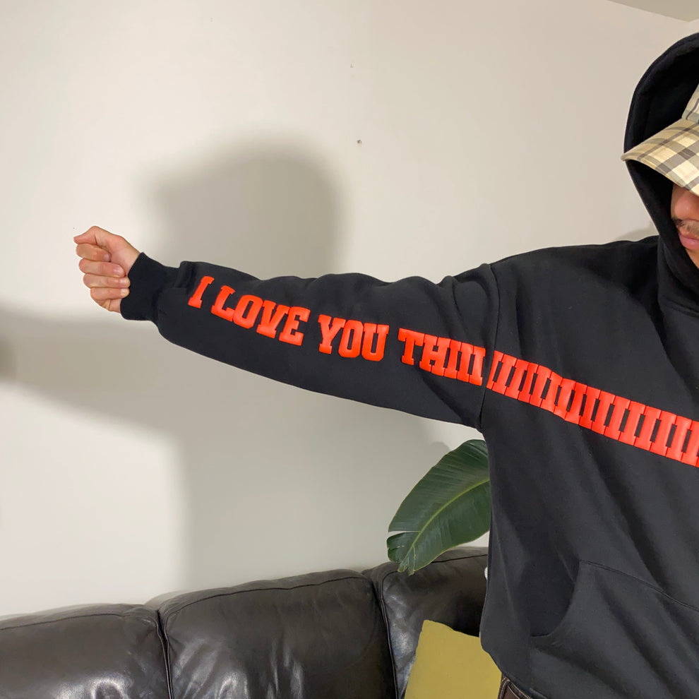 Aesthetic I Love Youu This Much Hoodie