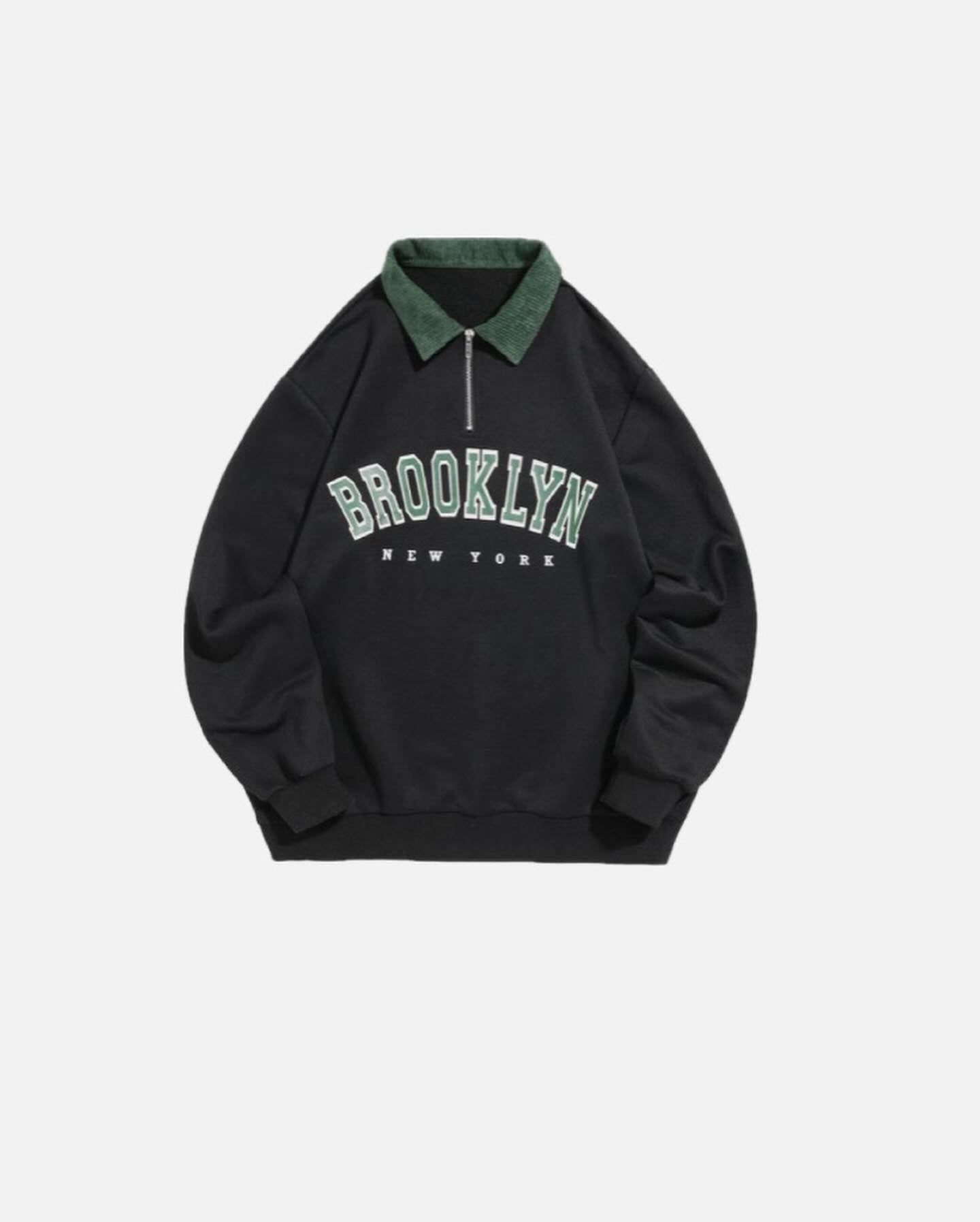 Brooklyn Collar Zip Sweatshirt