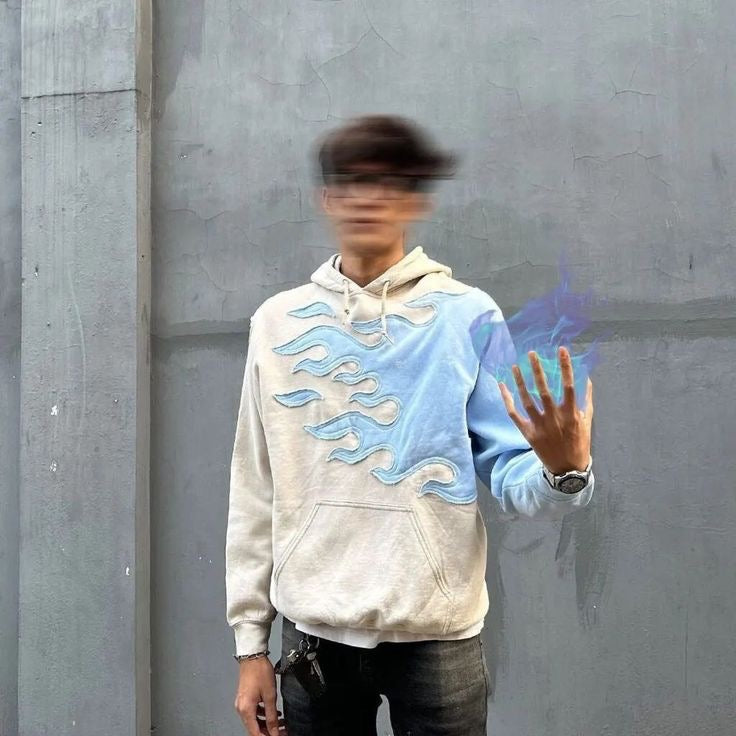 Streets Wear Flame Hoodie's