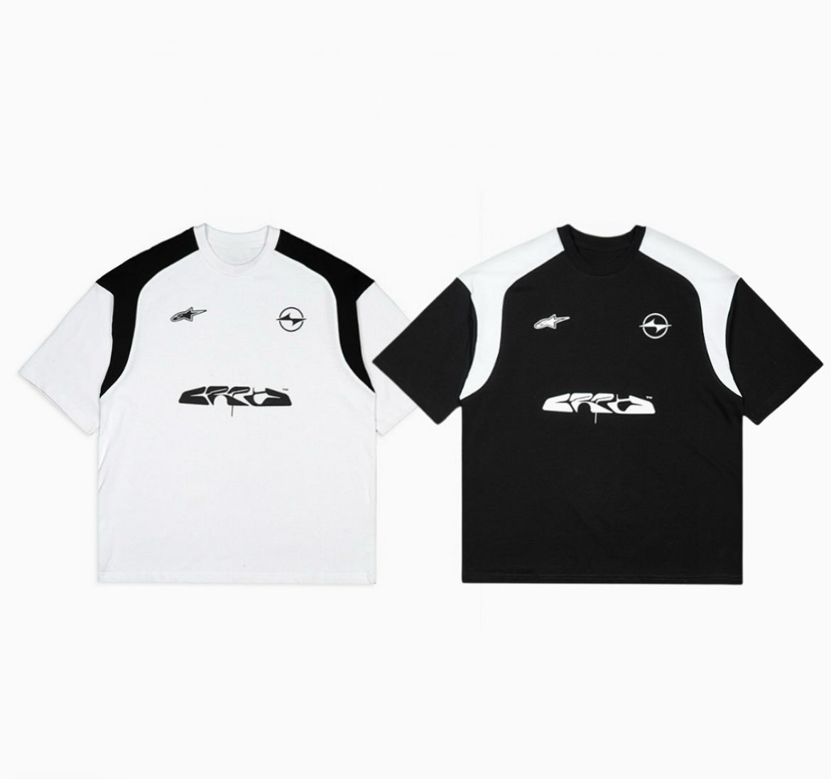 GRD x Opel Dual-Tone Graphic Tees – Motorsport Inspired Streetwear