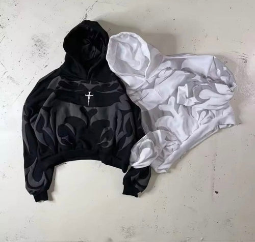 Aesthetic Couple Depth Hoodie – Y2K