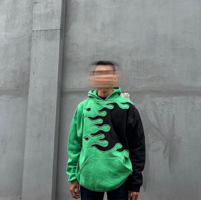 Streets Wear Flame Hoodie's