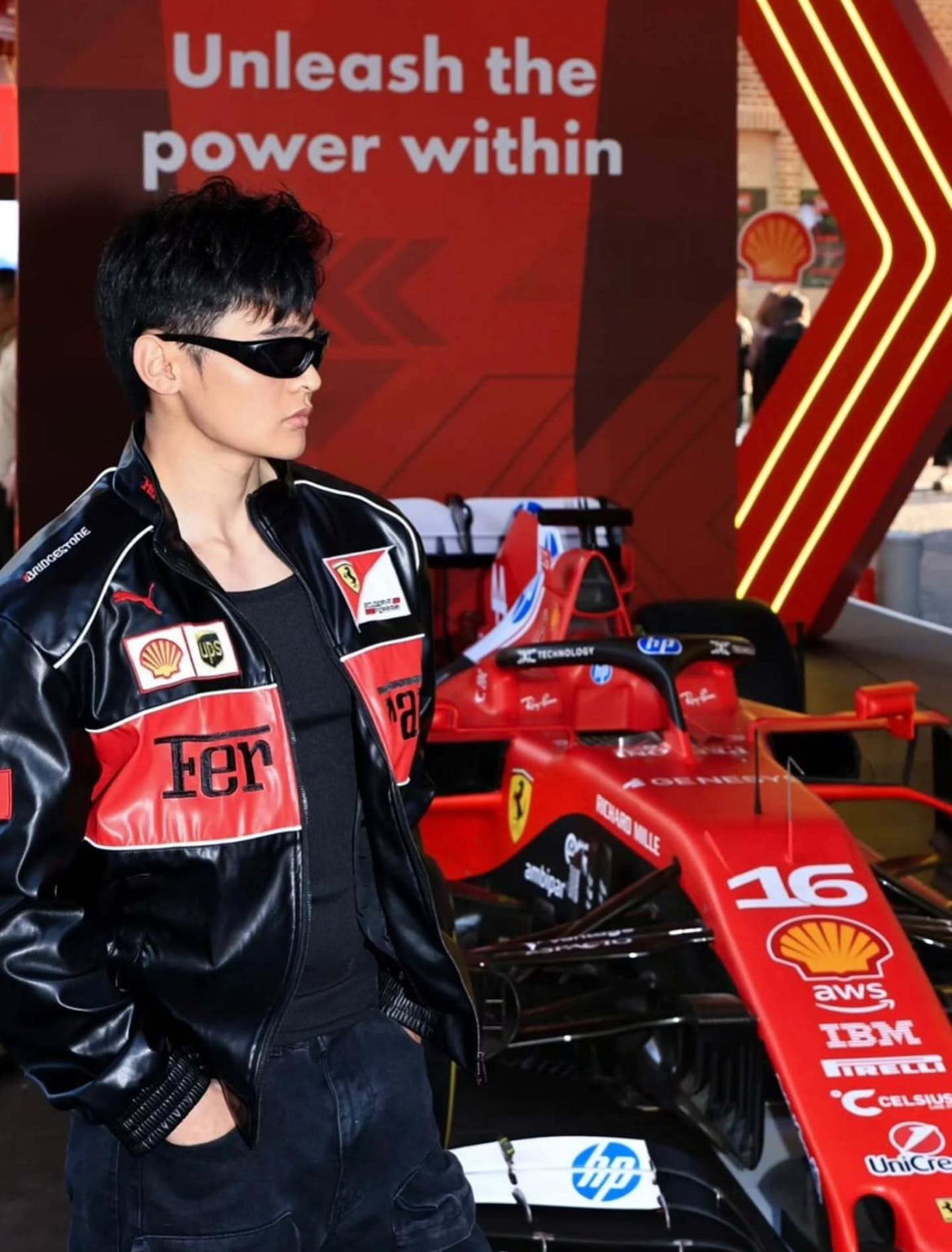 Ferrari Leather Jacket – Premium F1 Racing Style | City Apparel