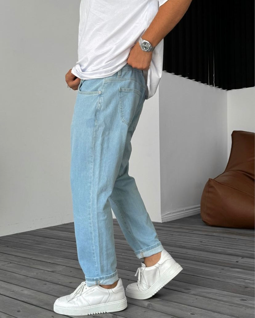 Ocean Blue Denim Jeans