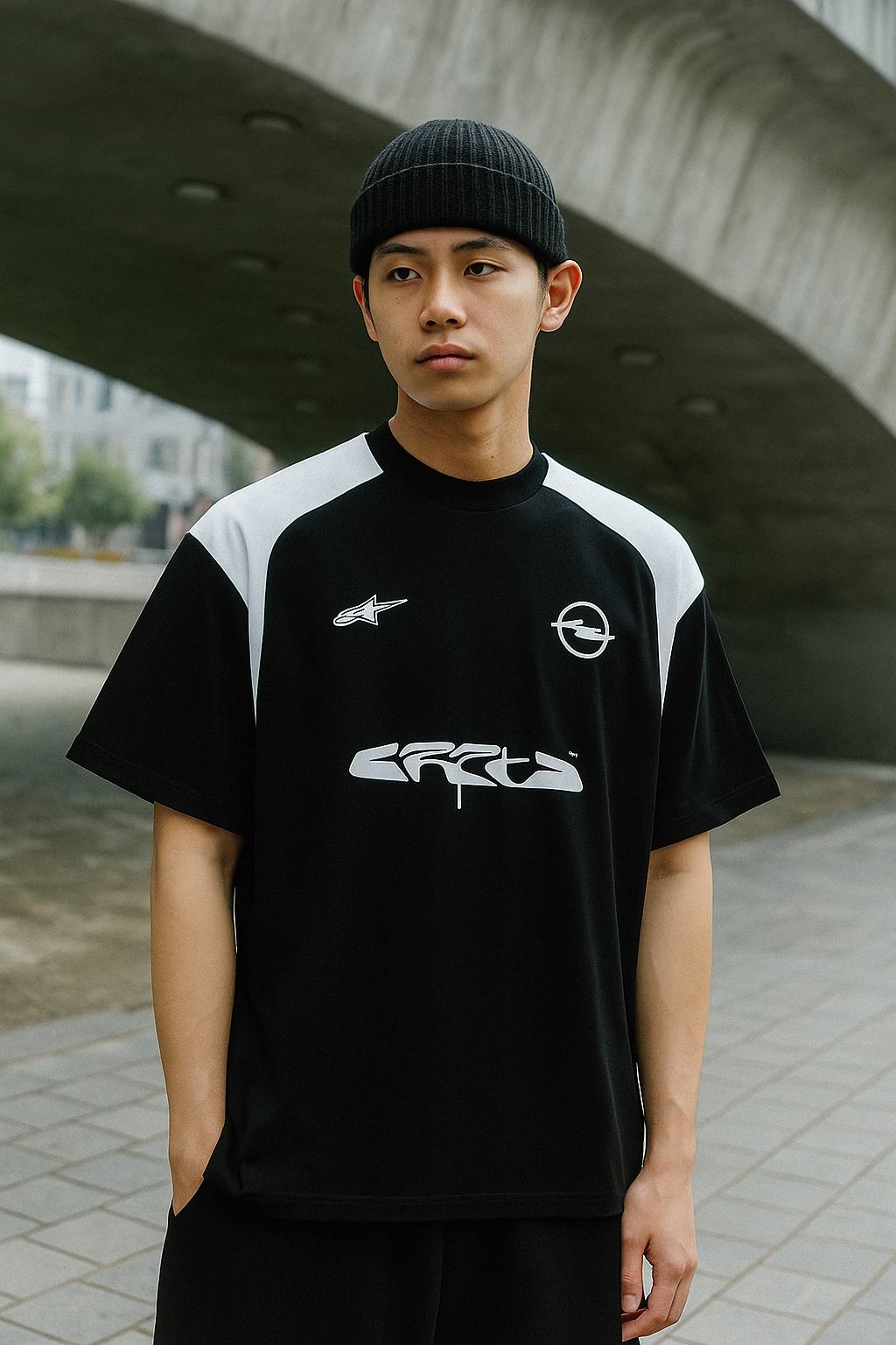 GRD x Opel Dual-Tone Graphic Tees – Motorsport Inspired Streetwear