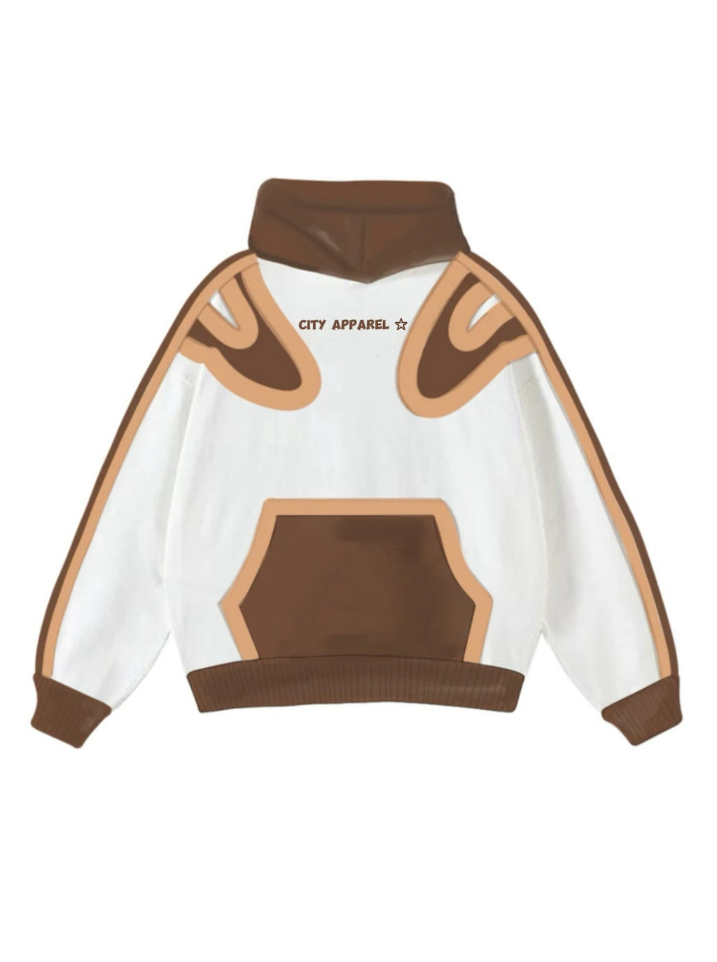 Retro Streetwear Vibes – CITY APPAREL Star Hoodie