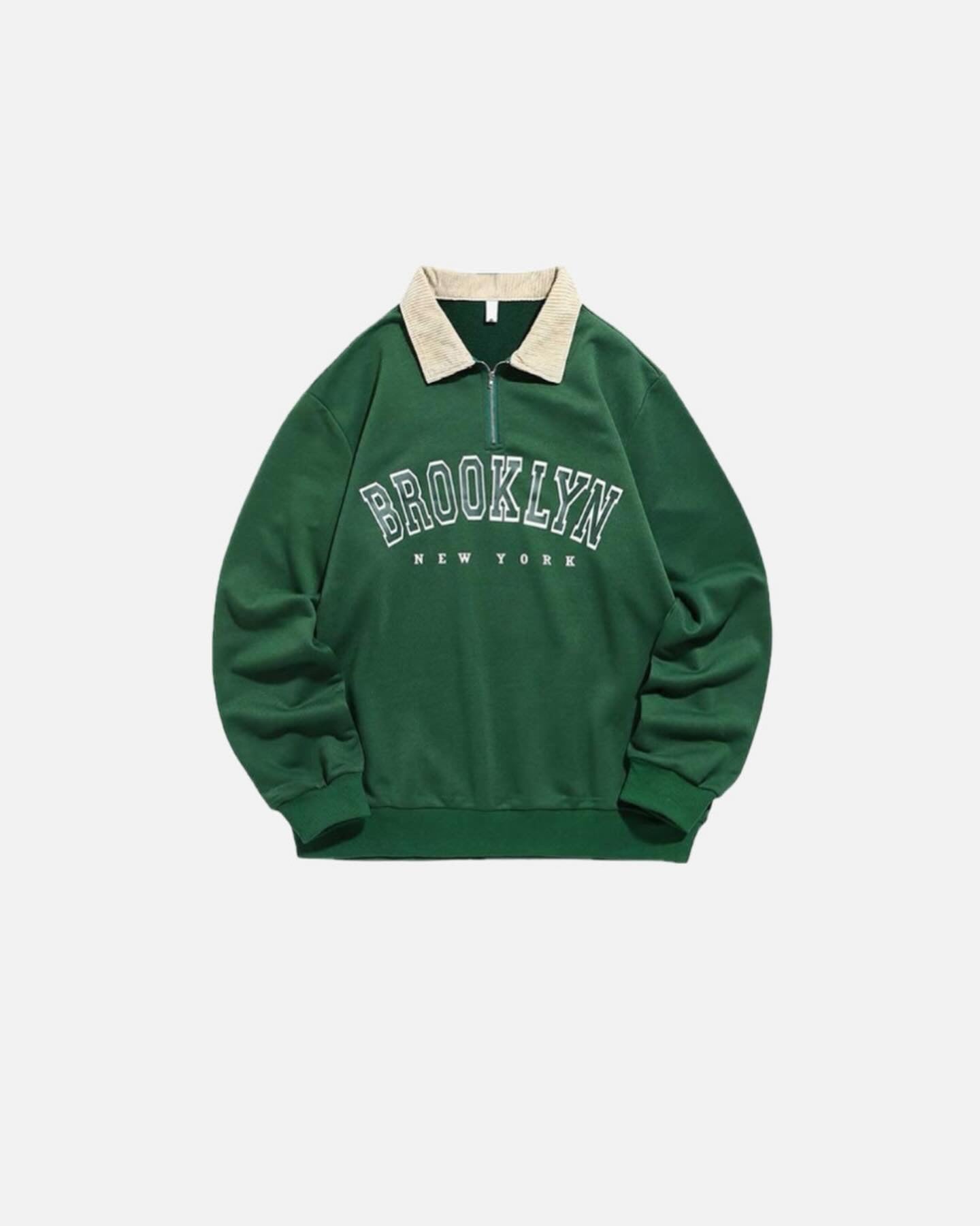 Brooklyn Collar Zip Sweatshirt